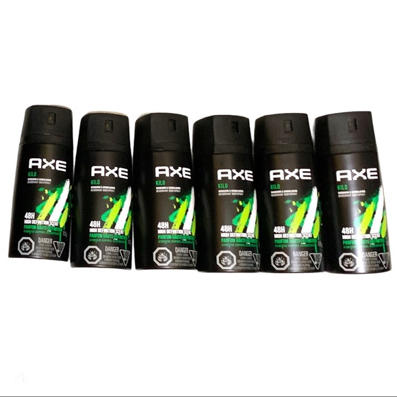 AXE Grooming 6x Axe Kilo Deodorant Body Spray 4oz Long Lasting